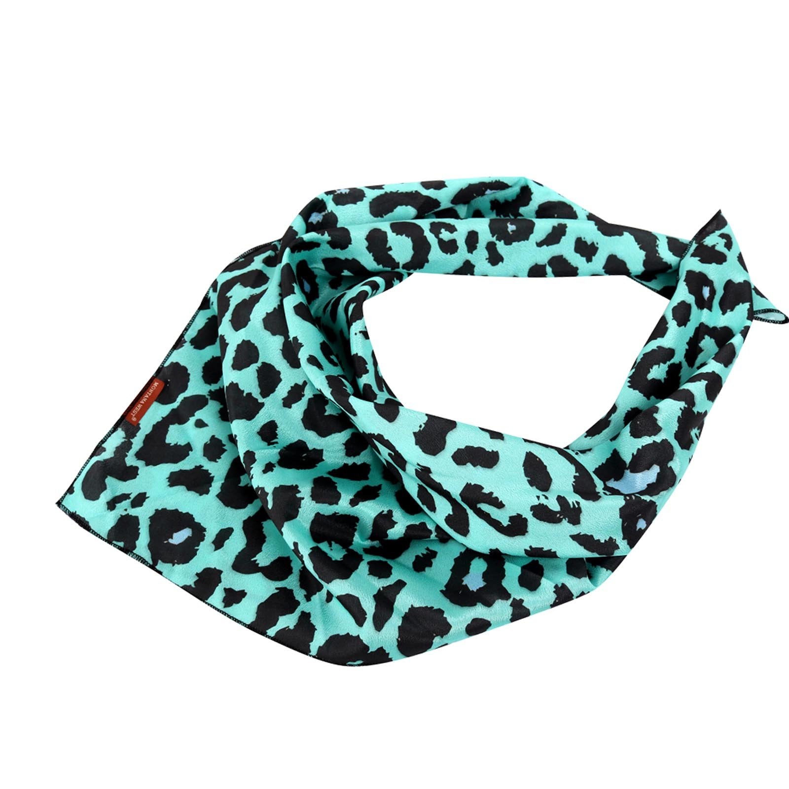 BDN10  American Bling Leopard Print Bandana- Assorted Colors (12 PCS)